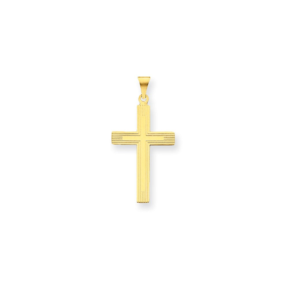 Million Charms 14K Yellow Gold Themed Relgious Cross Charm