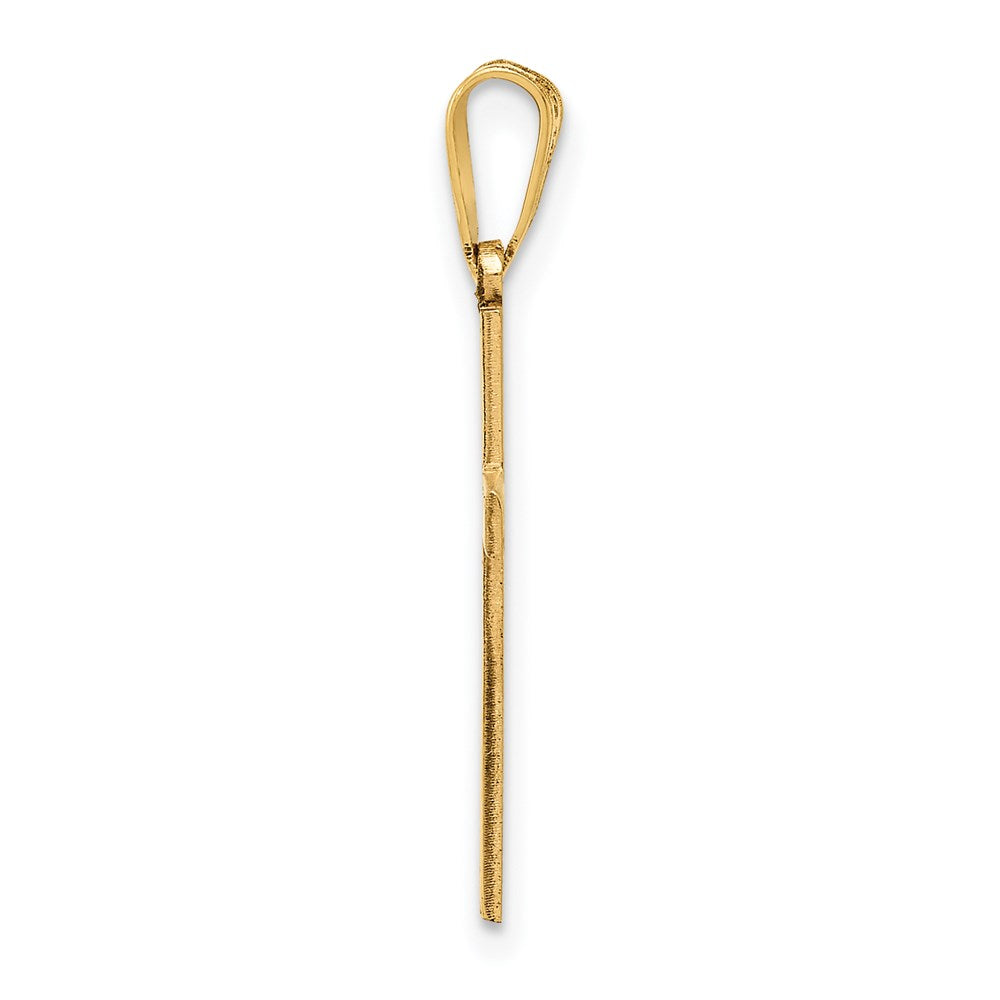 Million Charms 14K Yellow Gold Themed Relgious Cross Charm