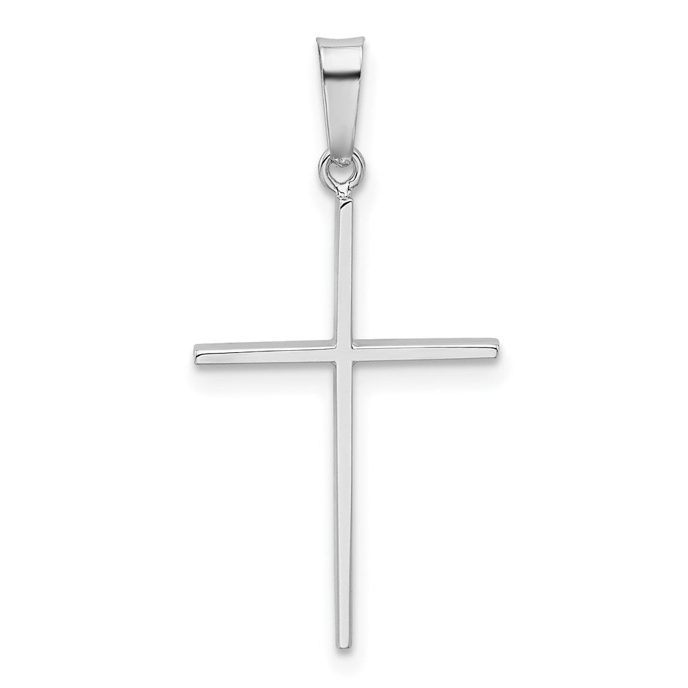 Million Charms 14K White Gold Themed Relgious Cross Charm