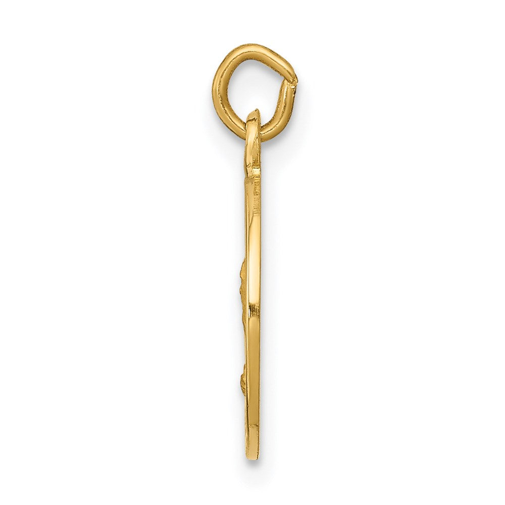 Million Charms 14K Yellow Gold Themed Religious Saint Andrew Medal Charm