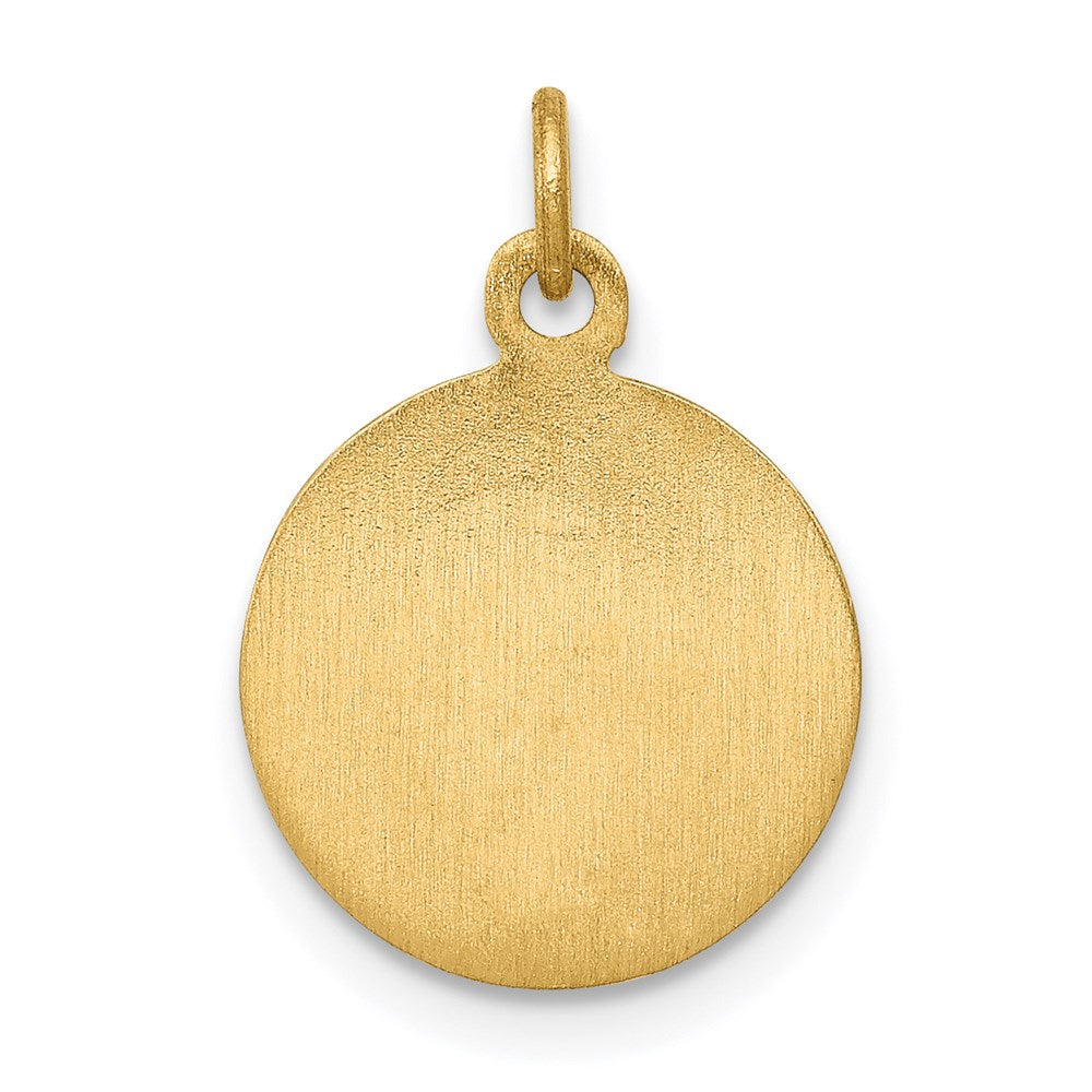 Million Charms 14K Yellow Gold Themed Religious Saint Andrew Medal Charm
