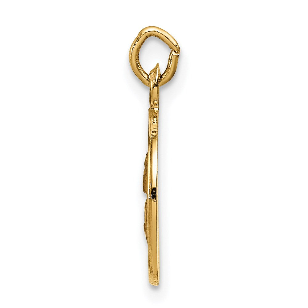 Million Charms 14K Yellow Gold Themed Religious Saint Paul Medal Charm