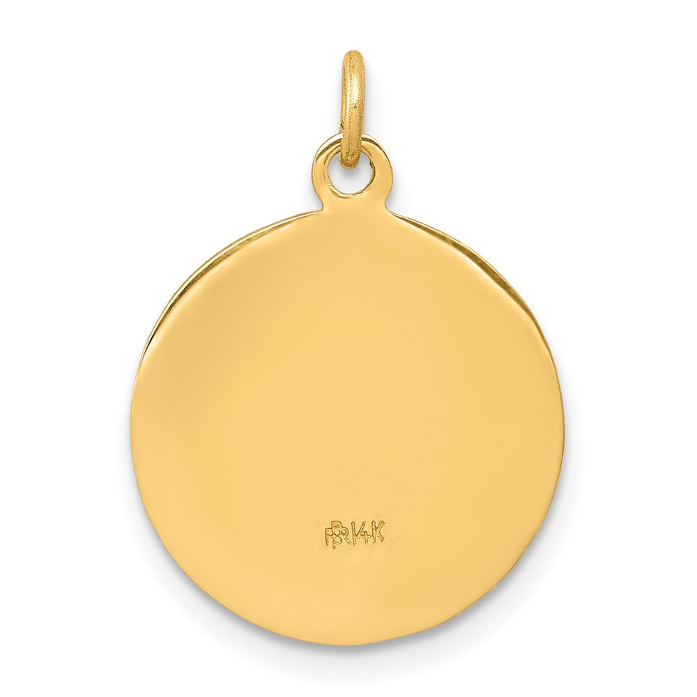 Million Charms 14K Yellow Gold Themed Infant Jesus Medal Charm