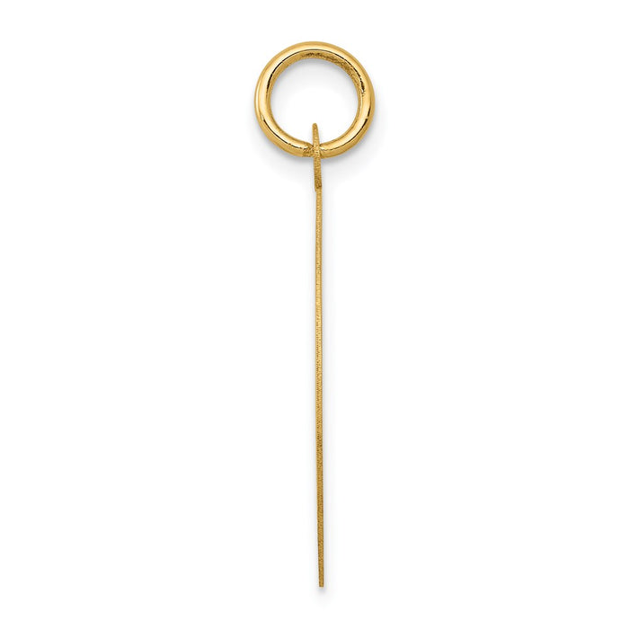 Million Charms 14K Yellow Gold Themed Religious Saint George Medal Charm