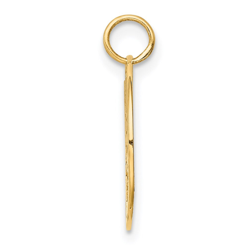 Million Charms 14K Yellow Gold Themed Round Tree Pendant