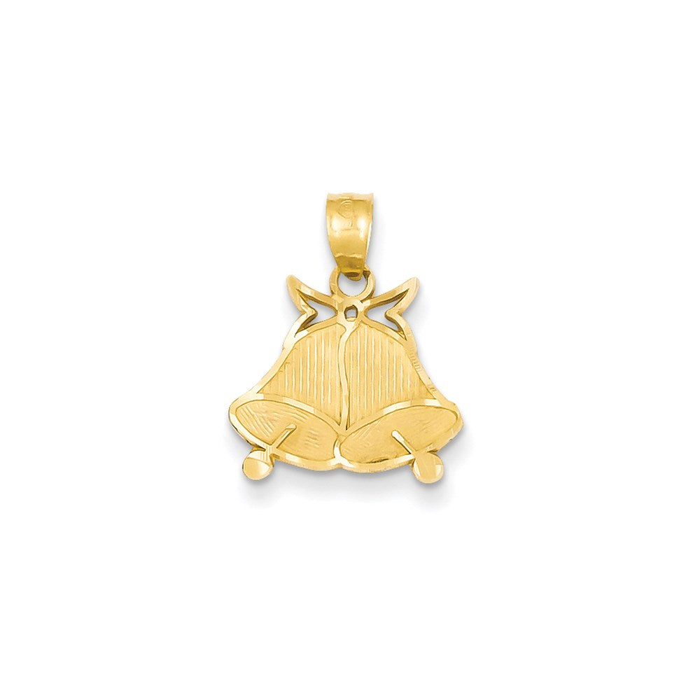 Million Charms 14K Yellow Gold Themed Bells Pendant