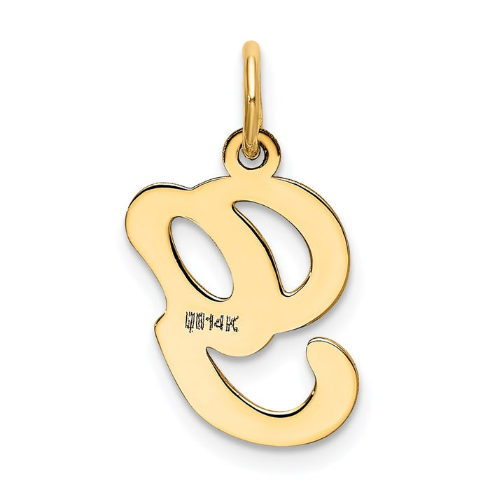 Million Charms 14K Yellow Gold Themed Alphabet Letter Initial G Charm